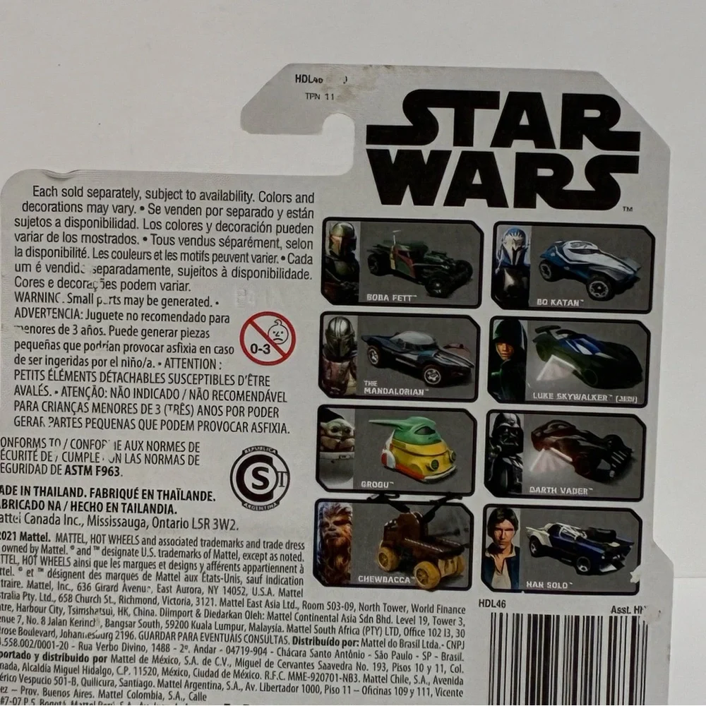 Hot Wheels Star Wars BO KATAN Vehicle 2021 The Mandalorian Character Cars NEW